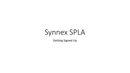 Synnex SPLA - Microsoft – SYNNEX Microsoft Microsite
