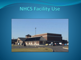 NHCS Facility Use