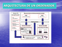 ARQUITECTURA DE UN ORDENADOR