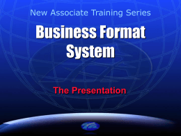 Business Format System - MyWFG