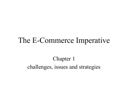 The E-Commerce Imperative