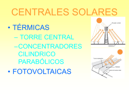 CENTRALES SOLARES