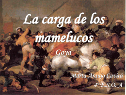 La carga de los mamelucos Goya
