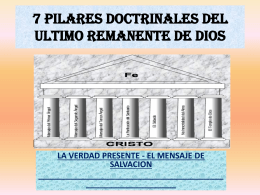 7 PILARES DOCTRINALES DEL ULTIMO REMANENTE DE DIOS