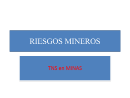 RIESGOS MINEROS