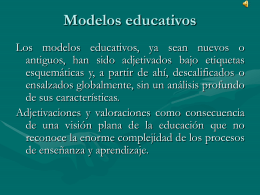 Modelos educativos