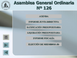 Asamblea General Ordinaria
