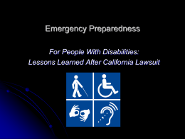 Emergency Prepardness - Alabama Department of Public