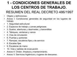 1 - CONDICIONES GENERALES DE LOS CENTROS DE …