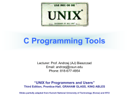 CHAPTER 1 What Is Unix?