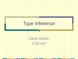 Type Inference