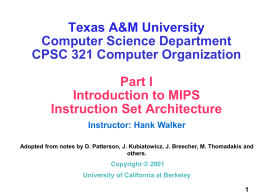 Texas A&M University Computer Science Department …