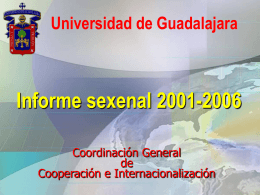 Informe sexenal 2001-2006