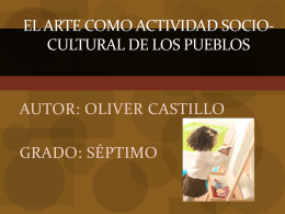 El arte como actividad socio