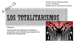 Los Totalitarismos