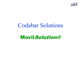 Codabar Solutions