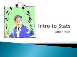 Intro to Stats - Heather Lench, Ph.D.