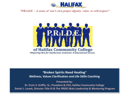 Presentation Information - Halifax Community College