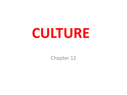 CULTURE - 221: Psychology of Adolescence