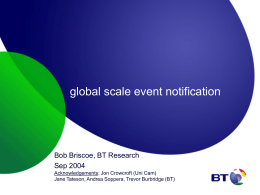 global scale event notification