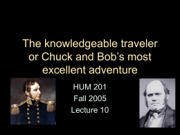 The knowledgeable traveler