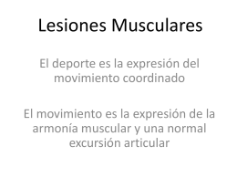 Lesiones Musculares