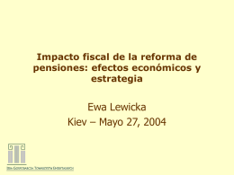The fiscal impact of pension reform: economic effects and