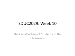 EDUC2029: Week 10 - English Teacher Guru