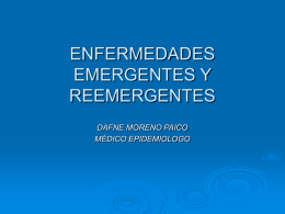 ENFERMEDADES EMERGENTES Y REEMERGENTES