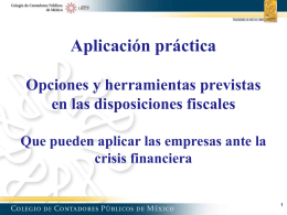 Diapositiva 1 - Despacho CP Elio T. Zurita y Asociados