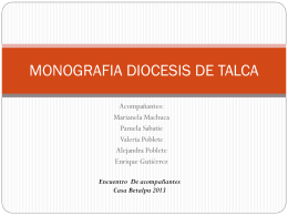 MONOGRAFIA DIOCESIS DE TALCA
