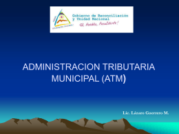 ADMINISTRACION TRIBUTARIA MUNICIPAL (ATM)
