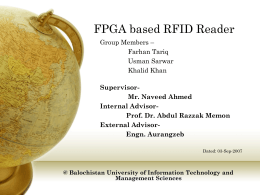 FPGA Based RFID Reader