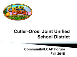 Cutler-Orosi Joint Unified School District