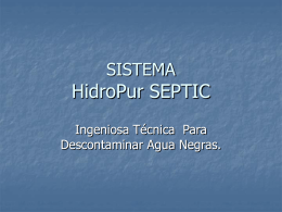 SISTEMA HidroPurSeptic