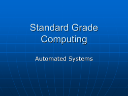 Standard Grade Computing