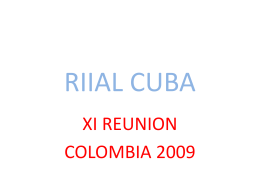 RIIAL CUBA