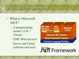 The .NET Framework