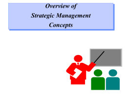 Strategic Mgmt Overview - California State University
