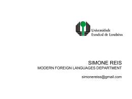 Simone Reis - UEL Portal