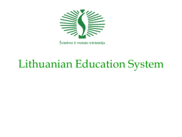 Lithuanian Education System