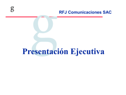 Presentacion para TIM Peru SAC