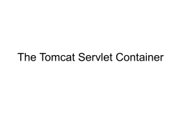 Tomcat Server - SUNY Oneonta