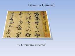 0. Literatura Oriental