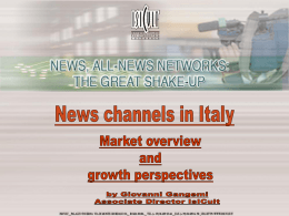I canali news in Italia