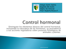 Control hormonal