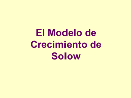 The Solow Growth Model