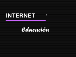 INTERNET Y EDUCACION