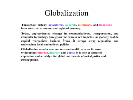Globalization - ac