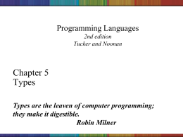Programming Languages